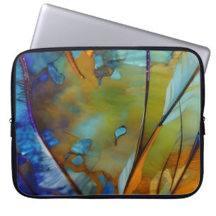 Capa Para Notebook Feather Abstrato AI Art