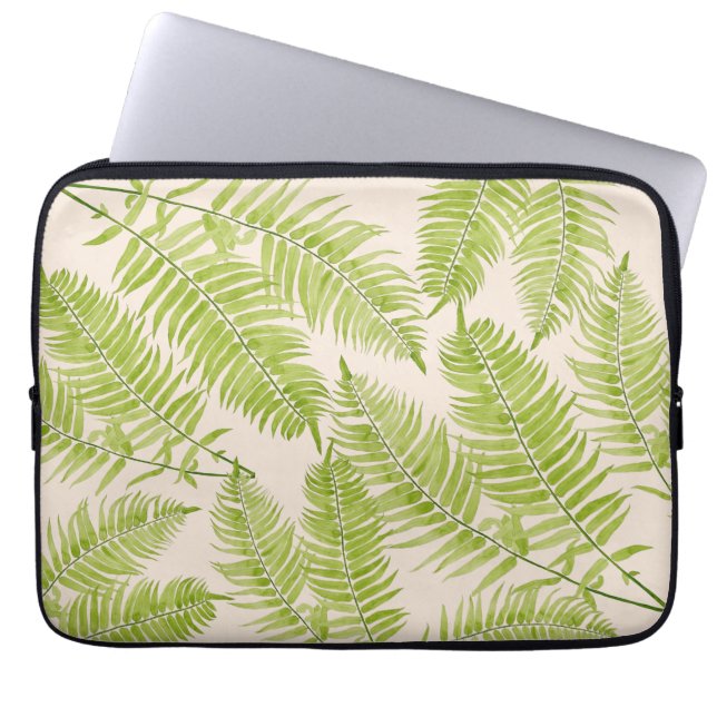 Capa Para Notebook Feathery Fern em uma Bolsa de laptop (Frente)