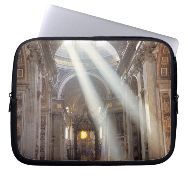 Capa Para Notebook Feixes de luz solar derramam-se pelas janelas (Frente)