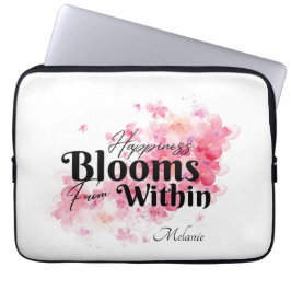Capa Para Notebook Felicidade Bloomia de Dentro