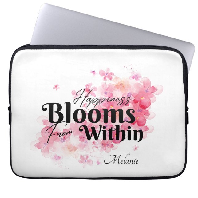 Capa Para Notebook Felicidade Bloomia de Dentro (Frente)