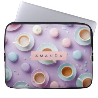 Capa Para Notebook Felicidade Personalizada da Festa de Chá de Pastel