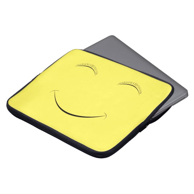 Capa Para Notebook Feliz (Frente Topo)