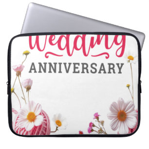 Capa Para Notebook Feliz aniversário de casamento 