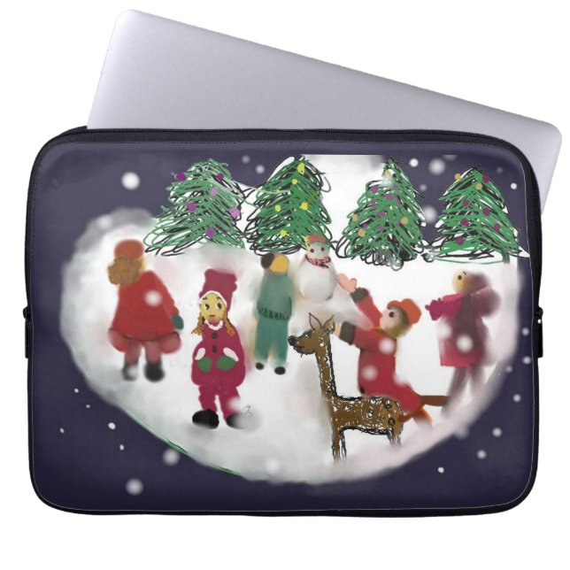 Capa Para Notebook Feliz Ano Novo (Frente)