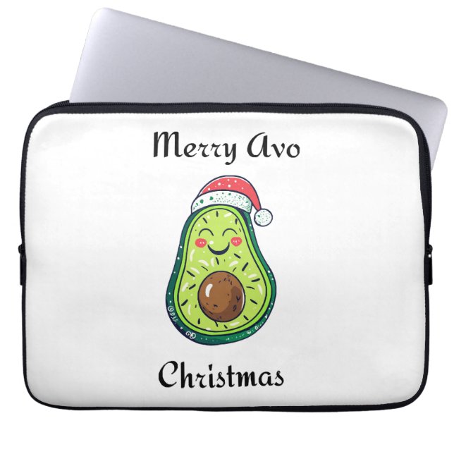 Capa Para Notebook Feliz Avo Natal (Frente)