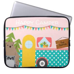 Capa Para Notebook Feliz Camper Colorido