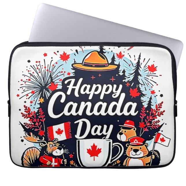 Capa Para Notebook Feliz Dia do Canadá (Frente)