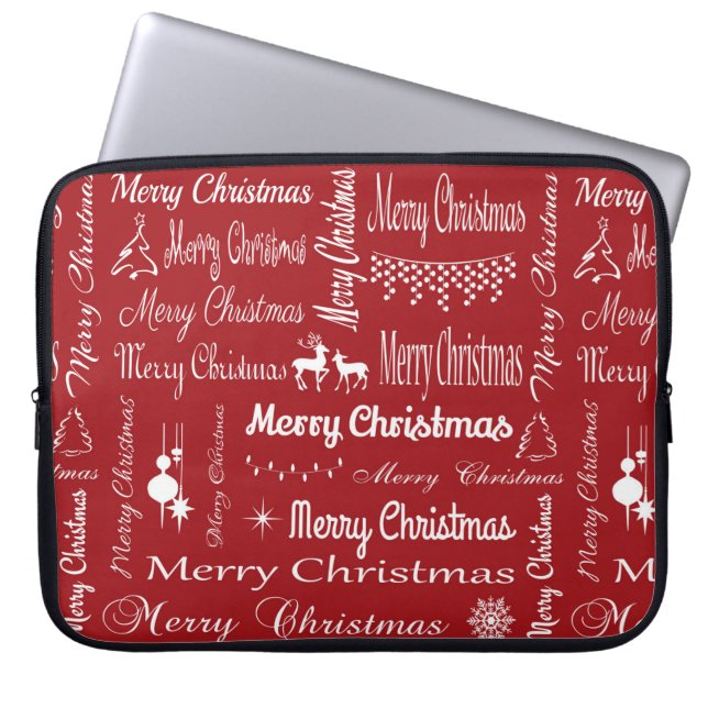 Capa Para Notebook Feliz Natal (Frente)