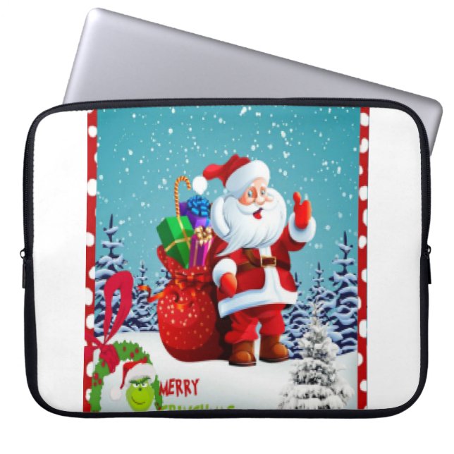 Capa Para Notebook Feliz Natal (Frente)