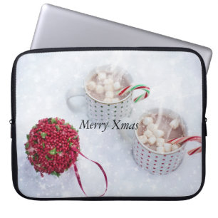 Capa Para Notebook Feliz Natal - Chocolate na neve
