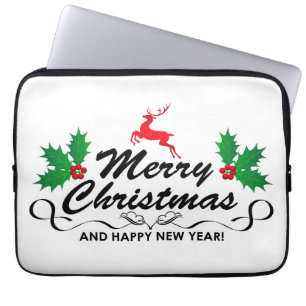 Capa Para Notebook Feliz Natal e feliz ano novo
