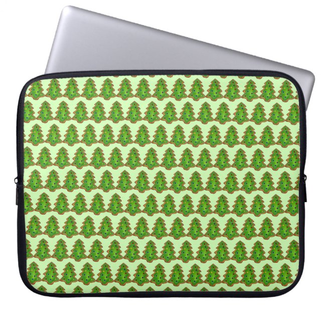 Capa Para Notebook Feliz Natal Feriado de Biscoito de Açúcar de Árvor (Frente)
