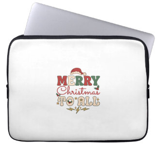 Capa Para Notebook Feliz Natal Todos Chapéu de Papai Noel Estrelas Re