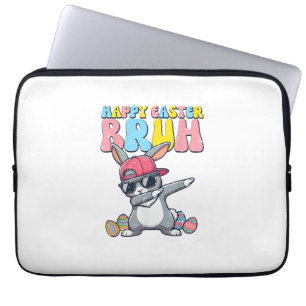 Capa Para Notebook Feliz Páscoa Bruh Coelho Dab Coelho Dança Meninos