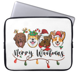 Capa Para Notebook Feliz Woofmas Typografia Bolsa de laptop