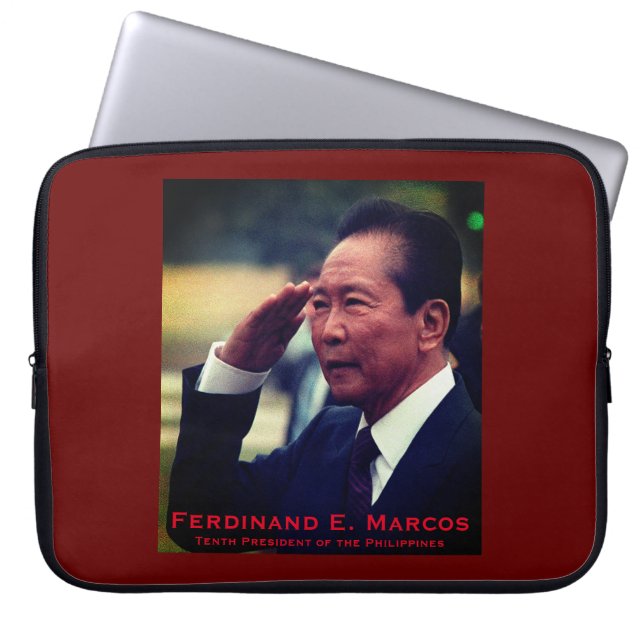 Capa Para Notebook Ferdinand Marcos, Décimo Presidente das Filipinas (Frente)