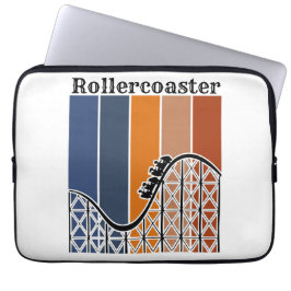 Capa Para Notebook Férias de Verão ao longo do Rollercoaster Retro