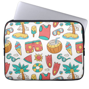 Capa Para Notebook férias de verão engraçado padrão