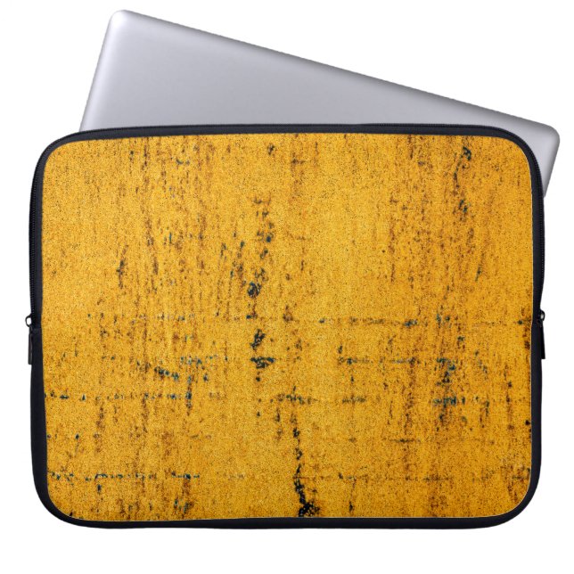 Capa Para Notebook Ferro Rustado, Fundo de Textura Metálica. (Frente)