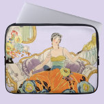 Capa Para Notebook FesArt Deco Lady<br><div class="desc">Dama de arte festiva</div>