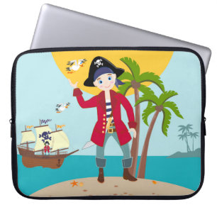 Capa Para Notebook Festa de aniversário infantil pirata