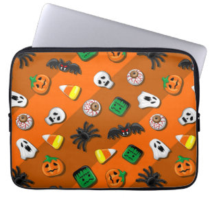 Capa Para Notebook Festa de Candies do Halloween Spooky