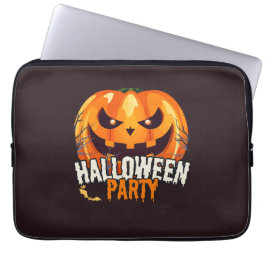 Capa Para Notebook Festa de Halloween – Desenho de Abóbora de Hallowe