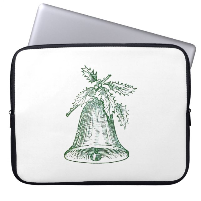 Capa Para Notebook Festa de Natal com Holly (Frente)