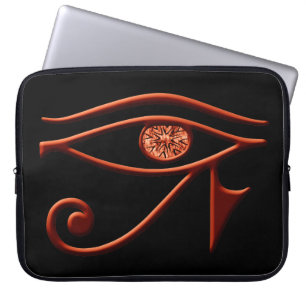 Capa Para Notebook Fiery Eye da Bolsa de laptop de Coro