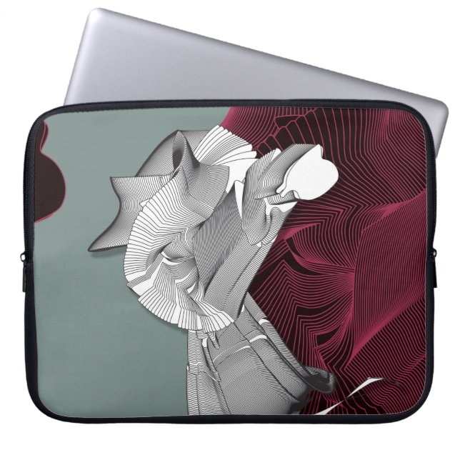 Capa Para Notebook Figura de arte digital (Frente)