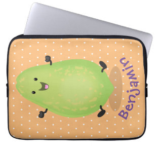 Capa Para Notebook Figura de desenho animado da pata de papaya kawaii