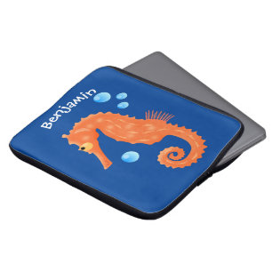 Capa Para Notebook Figura de desenho animado das bolhas de laranja-ac