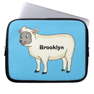 Capa Para Notebook Figura de desenho animado de ovelhas bonitas e fel