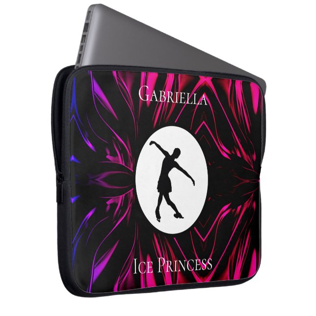 Capa Para Notebook Figura "Ice Princess" Personalizada (Frente Esquerda)