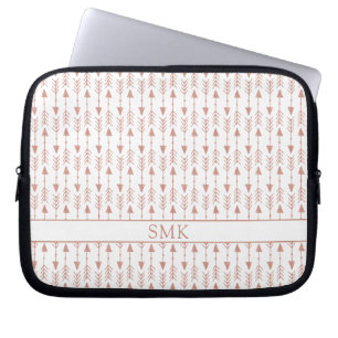 Capa Para Notebook Filas de Rosa douradas com filas de ouro monograma