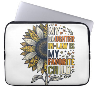 Capa Para Notebook Filha Política Criança Favorita Girassol Vintage S