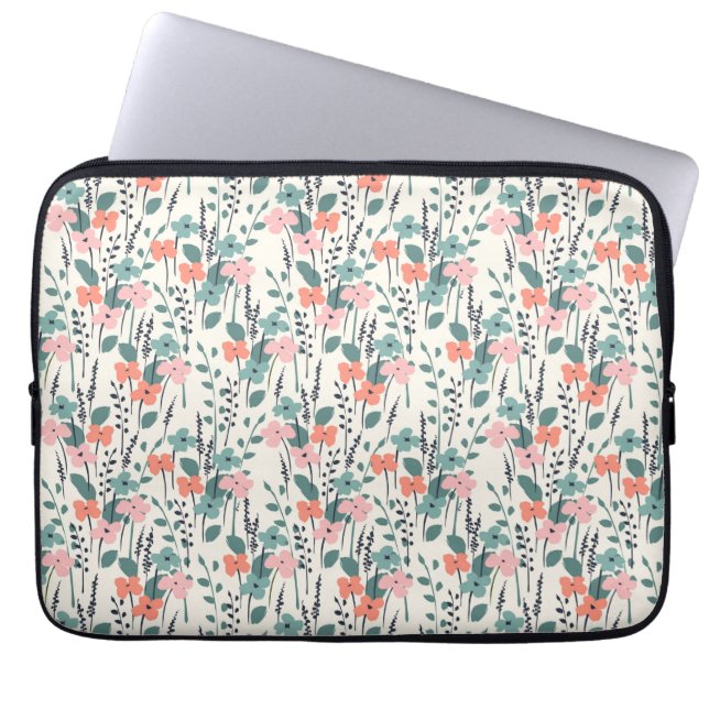 Capa Para Notebook Filho Flor (Frente)
