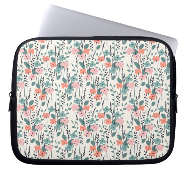 Capa Para Notebook Filho Flor (Frente)