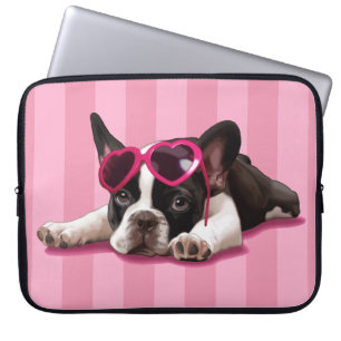 Capa Para Notebook Filhote de cachorro do buldogue francês