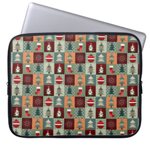 Capa Para Notebook Filtro de Patches de Feriado de Vintagem Nostálgic