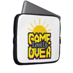 Capa Para Notebook Fim de Jogo, Reviva jogos retrô com, suba de nível