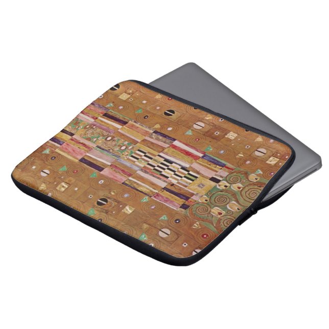 Capa Para Notebook Fim de Muro, Friso Stoclet de Gustav Klimt (Frente Topo)