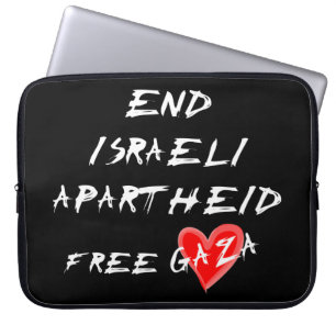 Capa Para Notebook Fim do apartheid israelense em Gaza