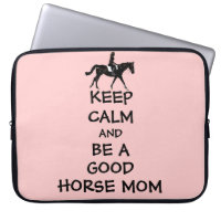 Fique Calmo E Seja Um Bom Cavalo Laptop Mãe Saco