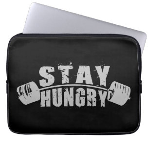 Capa Para Notebook Fique com fome - Motivação do trabalho de criação 