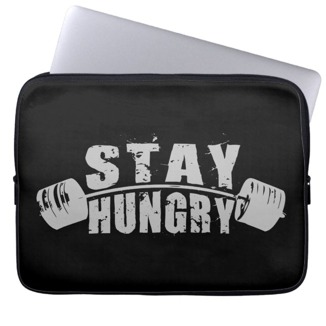 Capa Para Notebook Fique com fome - Motivação do trabalho de criação  (Frente)