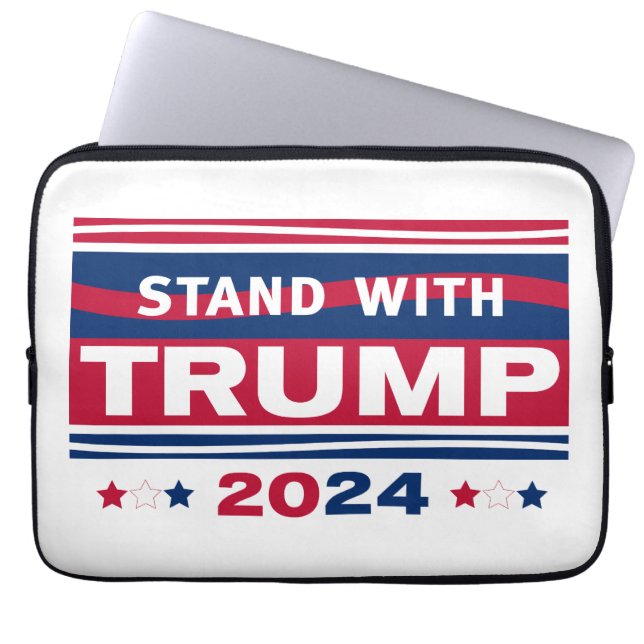 Capa Para Notebook Fique com Trump~2024~MAGA (Frente)
