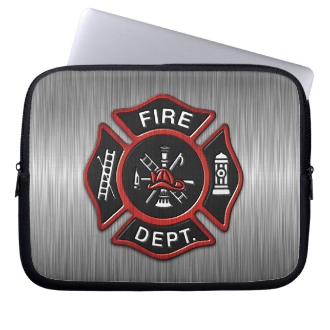 Capa Para Notebook Fire Department Deluxe (Frente)