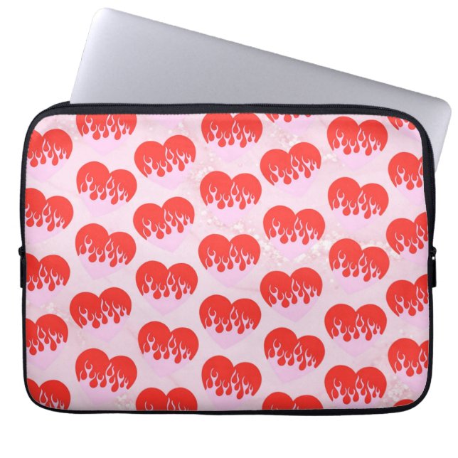 Capa Para Notebook Fire Heart (Frente)